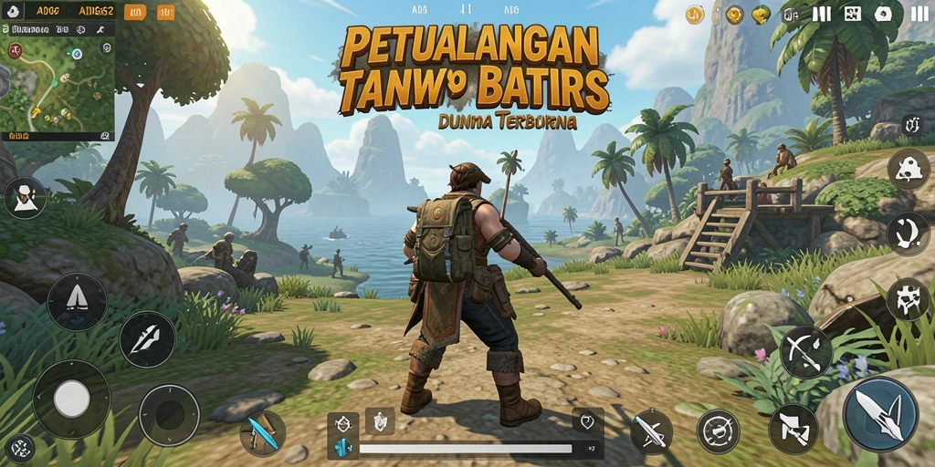 Screenshot ADG62 menampilkan aksi seru dalam dunia terbuka.