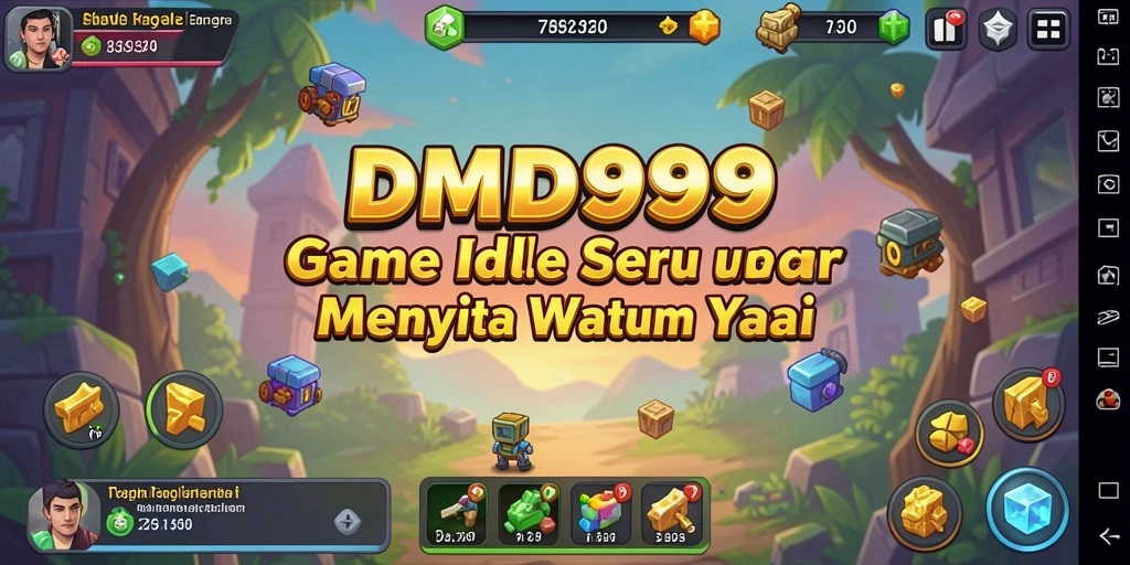 Gameplay DMD999 yang seru dengan karakter yang unik.