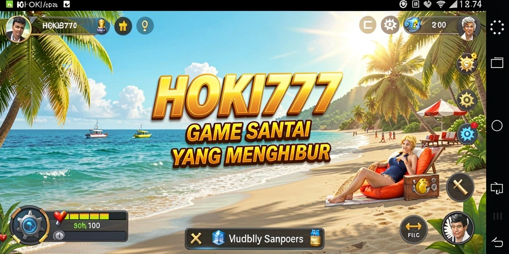 Tangkapan layar HOKI777 menunjukkan gameplay yang ceria dan mengasyikkan.