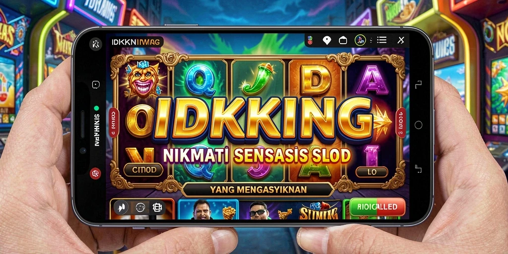 Tampilan gameplay Slot IDRKING dengan desain menarik.