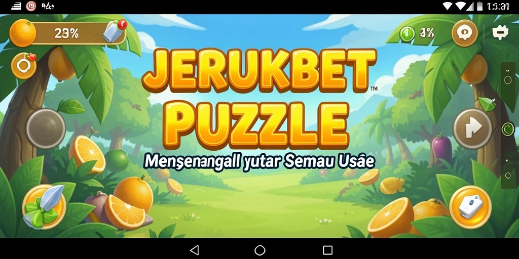 Tampilan gameplay menarik dari JERUKBET dengan elemen puzzle yang seru.
