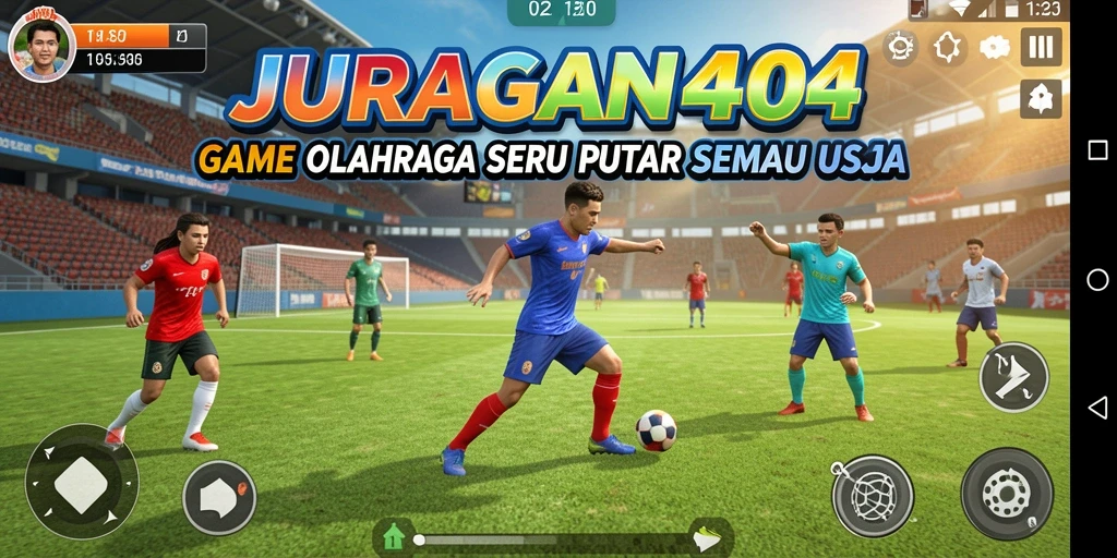 Tampilan gameplay JURAGAN404 yang seru dan kompetitif.