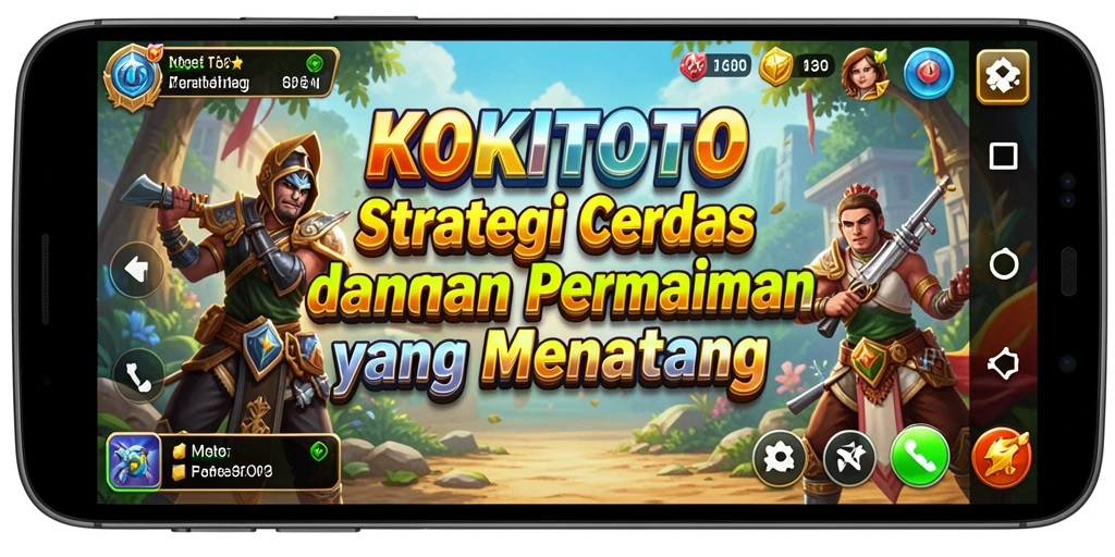 Menampilkan gameplay KOKITOTO yang mendebarkan dan strategis.