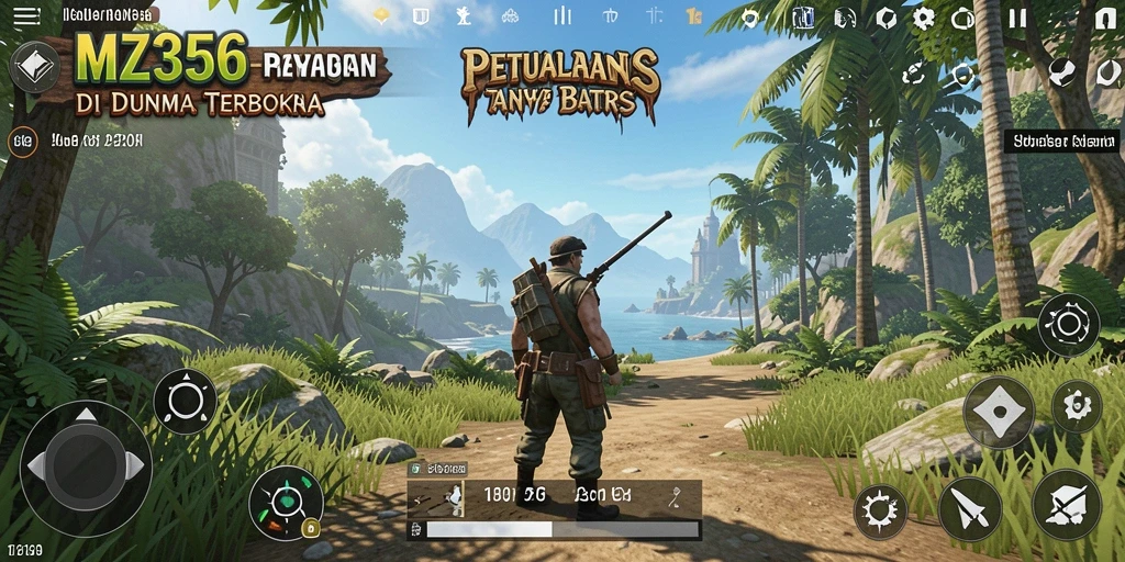 Screenshot MZ356 menunjukkan momen menakjubkan dalam dunia terbuka.