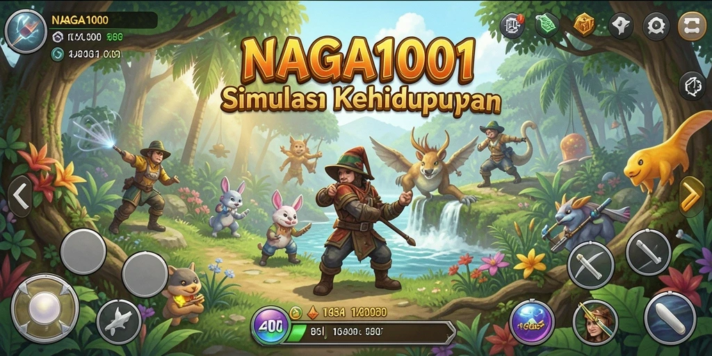 Tampilan gameplay yang menarik dalam dunia NAGA1001.