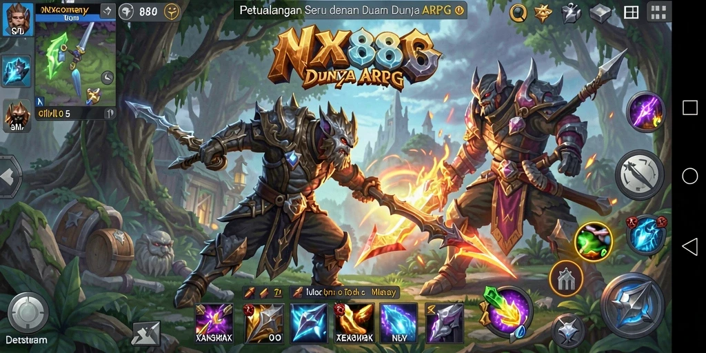 Gameplay intens ARPG di NX888 dengan grafis fantastis.