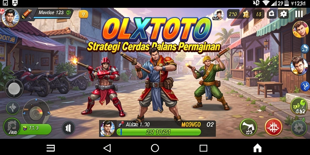 Screenshot gameplay <strong>OLXTOTO</strong> menunjukkan pertempuran strategi yang intens dan menarik.