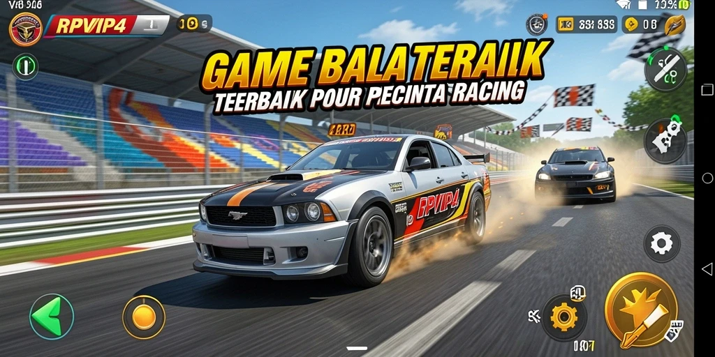 Tampilan menakjubkan dari gameplay Racing yang mendebarkan.