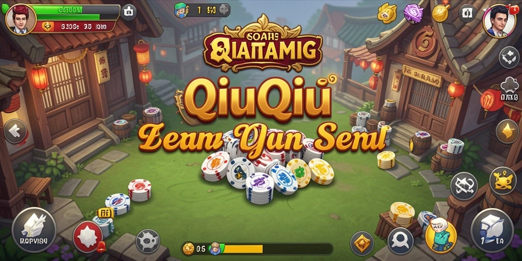 Tampilan seru gameplay QiuQiu SOBATGAMING.